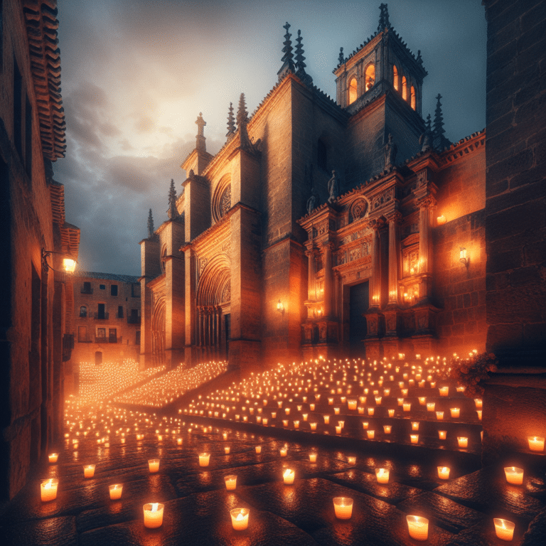 La mágica noche de Baeza: más de 30.000 velas transforman el patrimonio en un espectáculo único